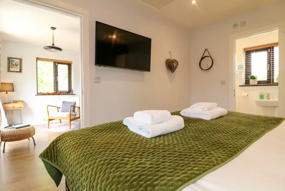 Bedroom at The Wood Shed, Bank Top Farm