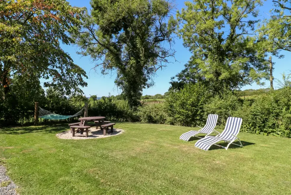 Garden at The Wood Shed, Bank Top Farm