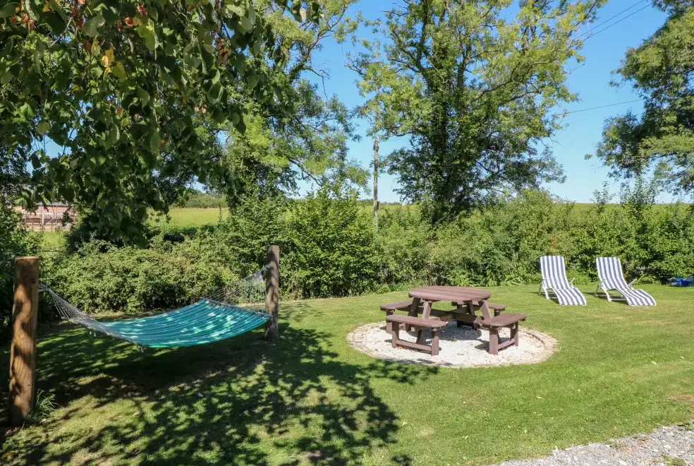 Garden at The Wood Shed, Bank Top Farm