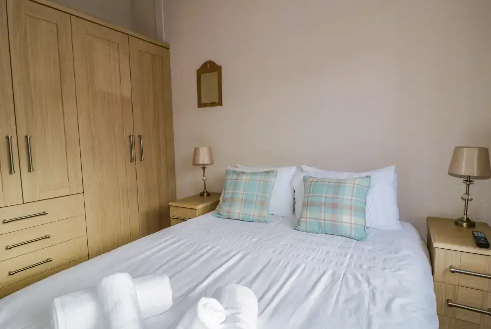 Bedroom at Thirlmere Holiday Chalet, Lake District National Park 