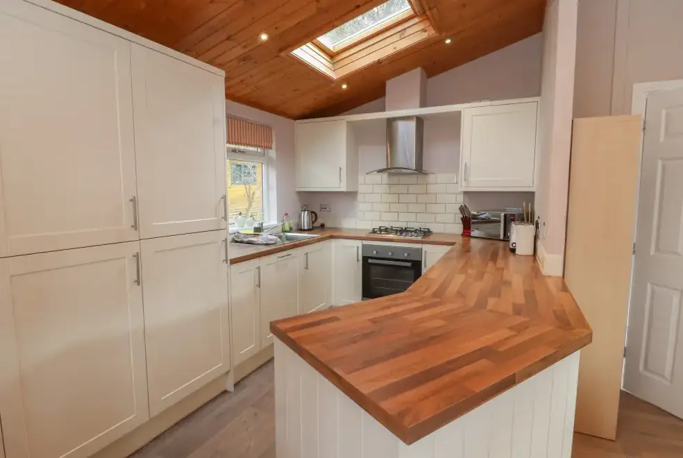 Kitchen/diner at Thirlmere Holiday Chalet, Lake District National Park 