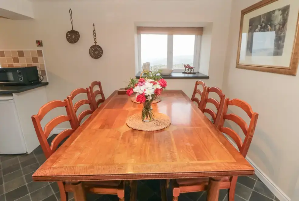 Dining room at Tidkinhow Farm