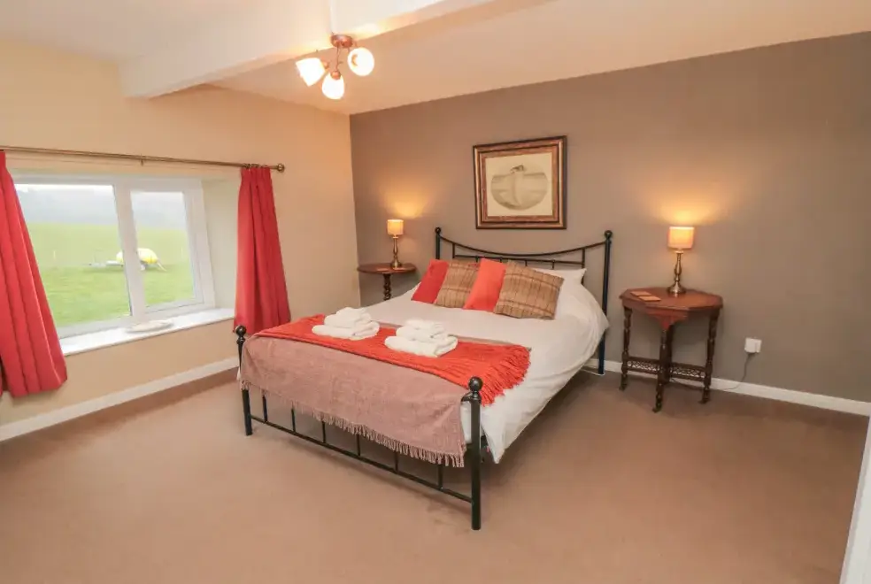 Bedroom at Tidkinhow Farm