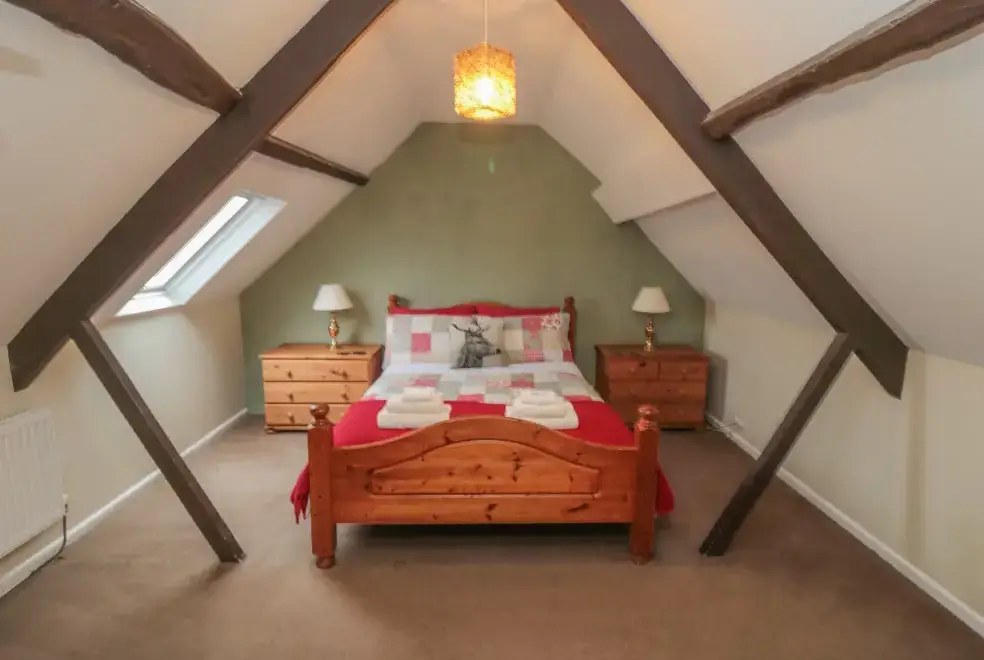 Bedroom at Tidkinhow Farm