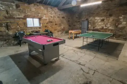 Games Room at Tidkinhow Farm, North Yorkshire