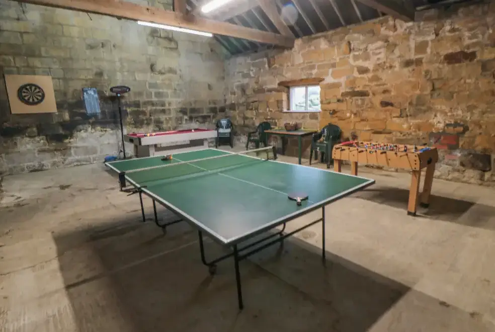 Games Room at Tidkinhow Farm
