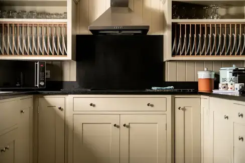 Farmhouse style kitchen at Tincleton Lodge, Dorset