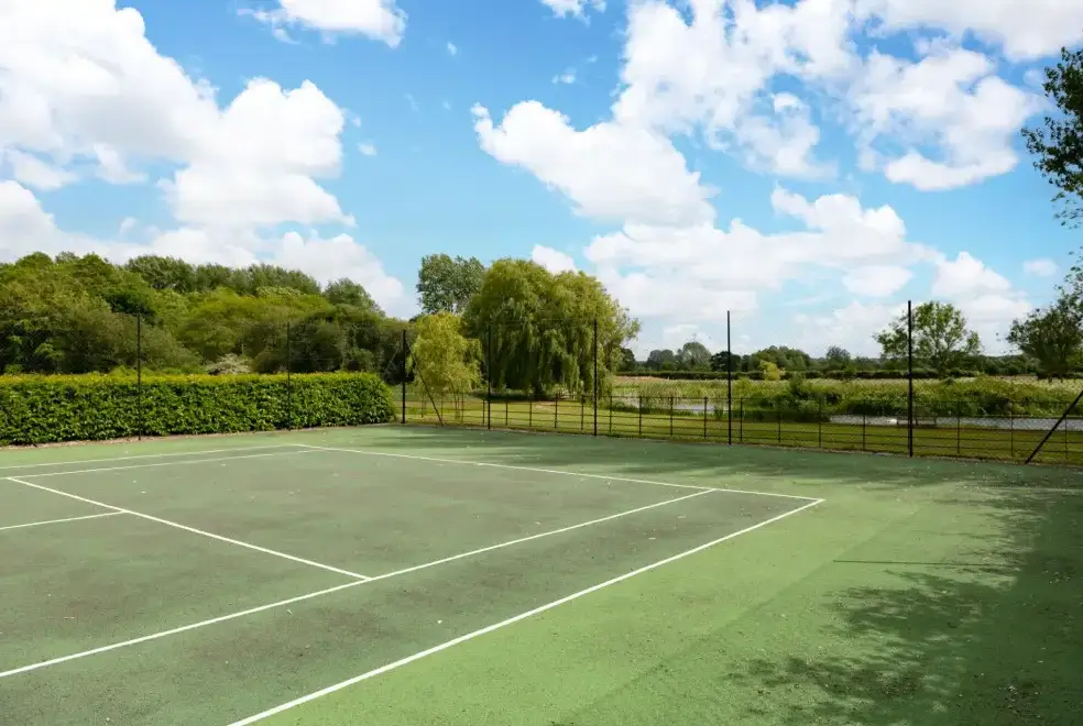 Outdoor games area at Tincleton Lodge
