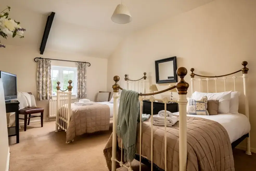 Bedroom at Tincleton Lodge