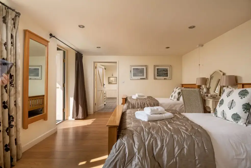 Bedroom at Tincleton Lodge