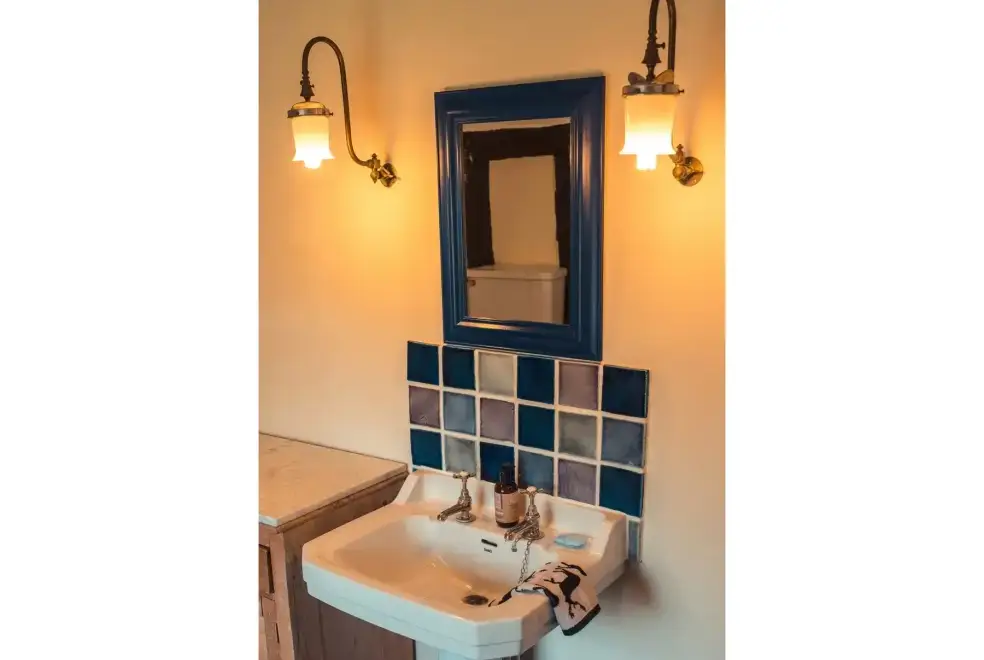 Ensuite bathroom at Toad Hall, Swilland