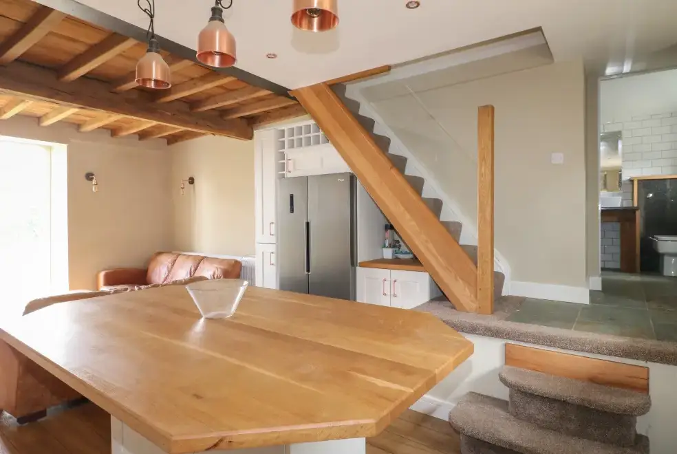 Kitchen/diner at Top Hill Farm Cottage