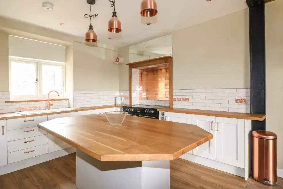 Luxury kitchen at Top Hill Farm Cottage
