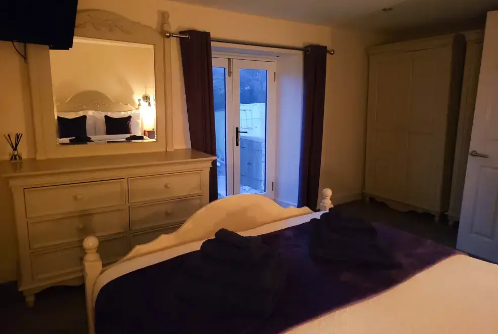 Bedroom at Top Hill Farm Cottage