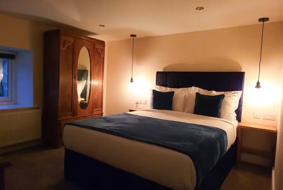 Bedroom at Top Hill Farm Cottage