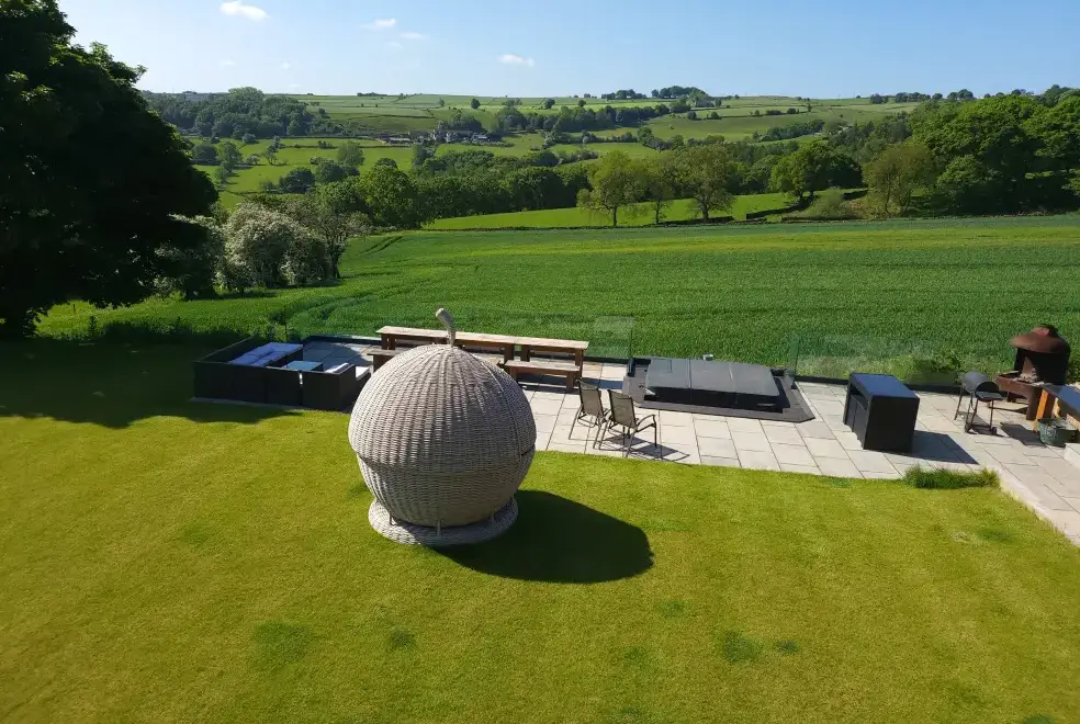 Countryside views at Top Hill Farm Cottage