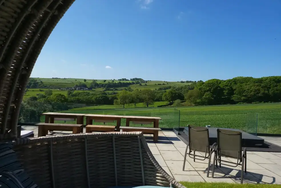 Countryside views at Top Hill Farm Cottage