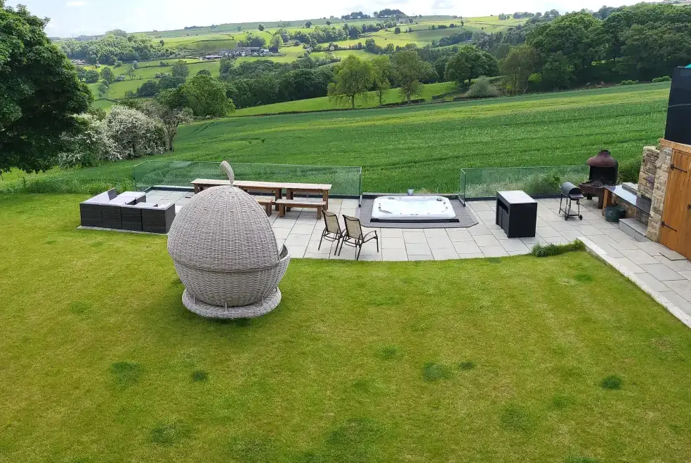 Countryside views at Top Hill Farm Cottage