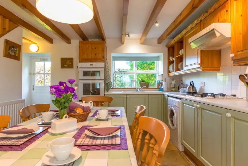 Farmhouse style kitchen at Townfoot Cottage