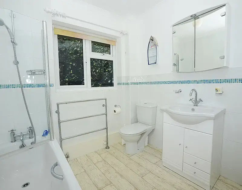 Shower room at Trebartha