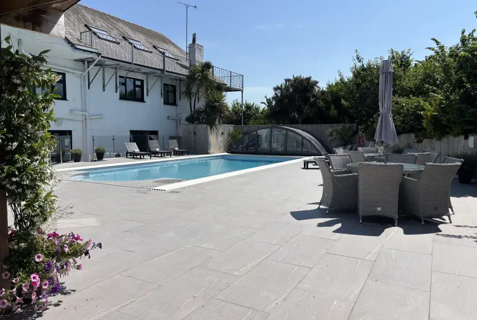 Outdoor Dining Area at Trebrowen