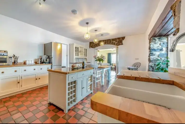 Well equipped kitchen at Trebrowen