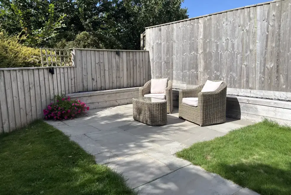 Garden furniture at Trebrowen