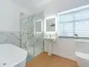 Family bathroom at Trebrowen - thumbnail photo
