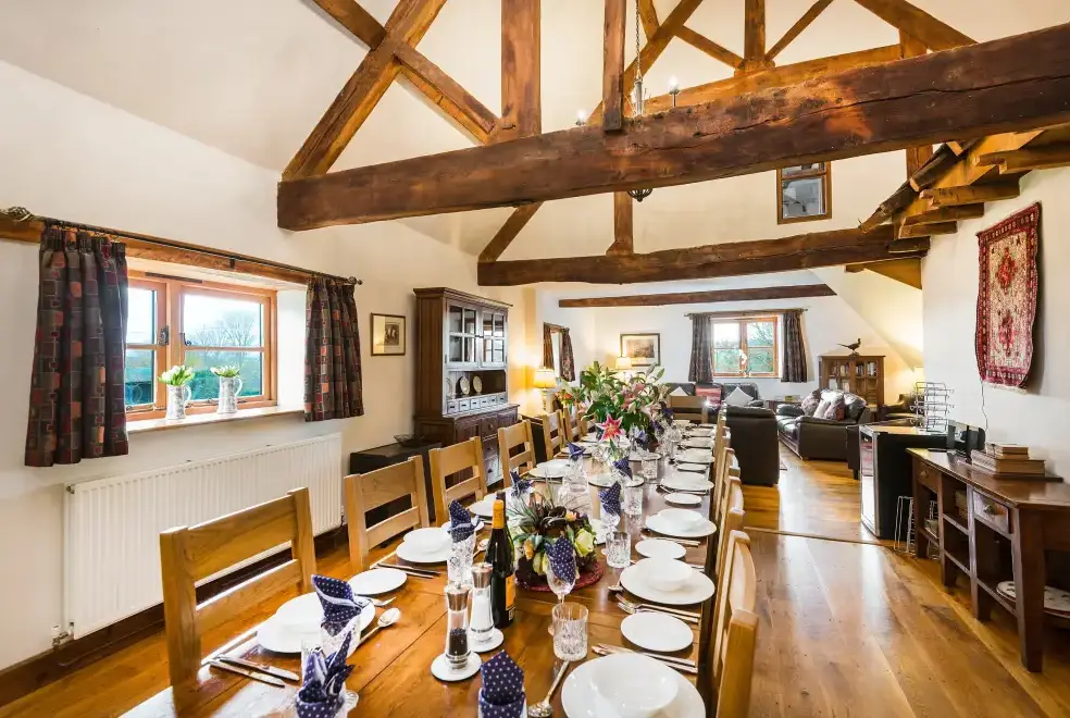 Dining room at Trevase Granary
