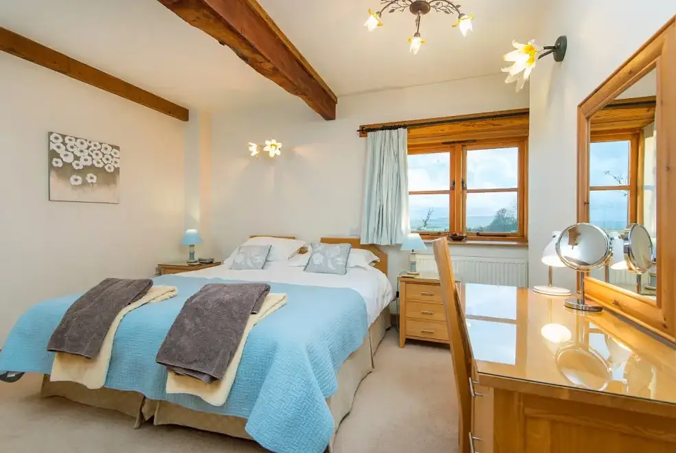 Bedroom at Trevase Granary