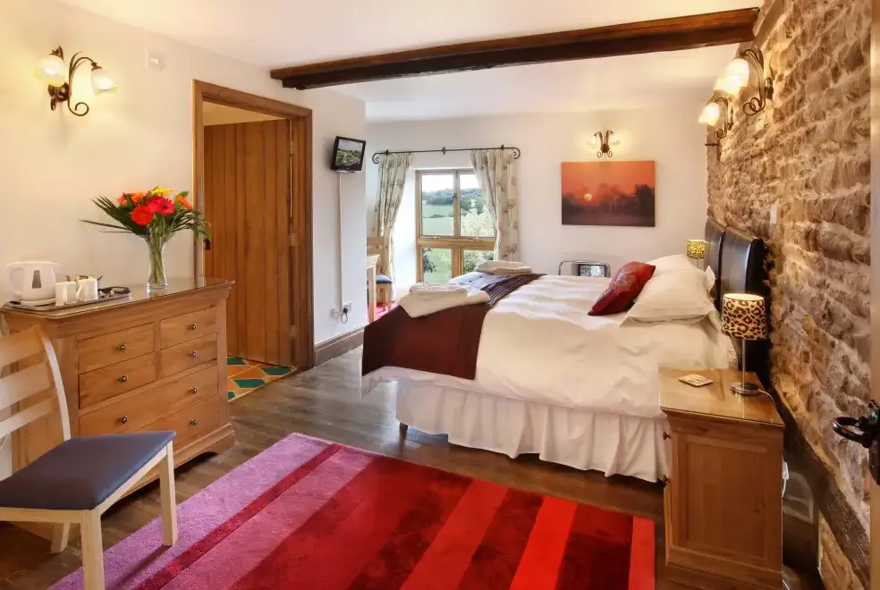 Bedroom at Trevase Granary