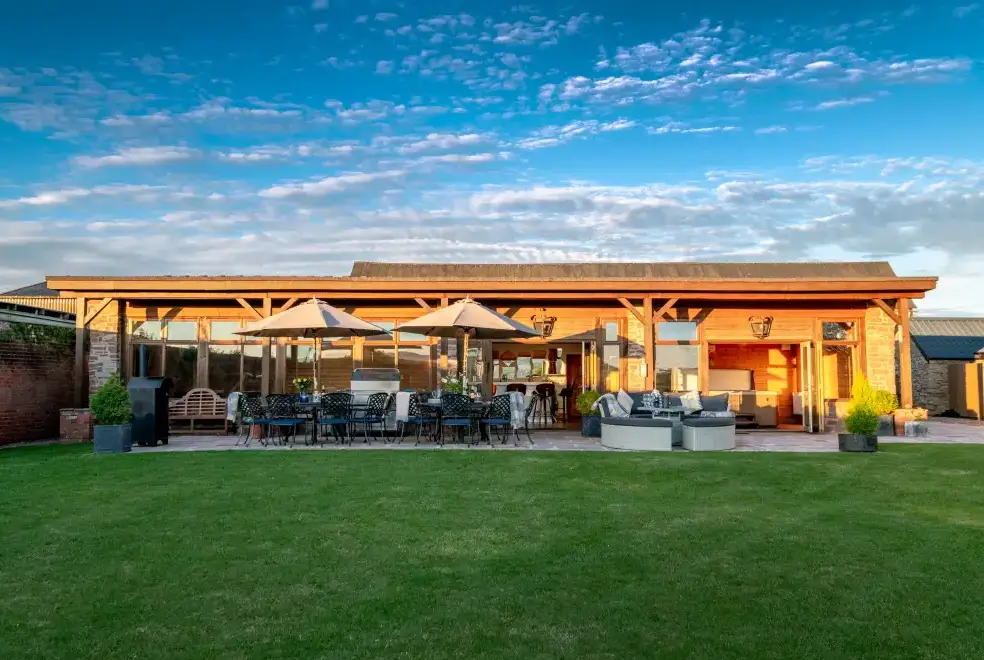 Patio area at Trevase Granary