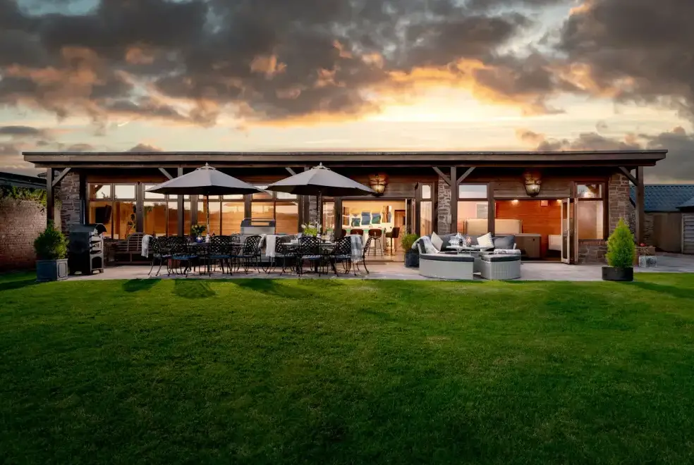 Patio area at Trevase Granary