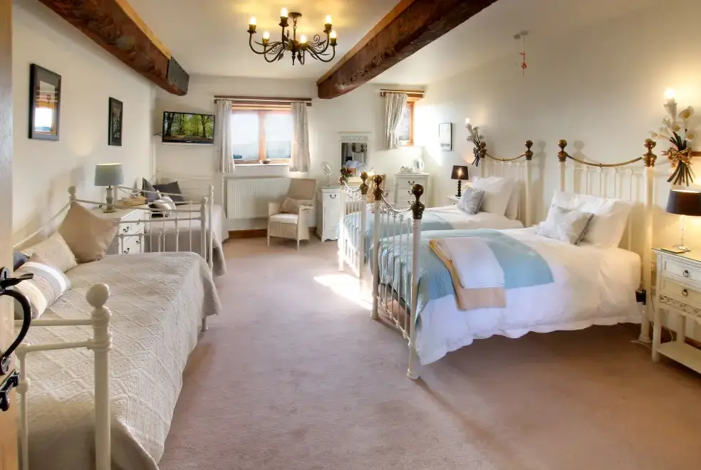 Bedroom at Trevase Granary