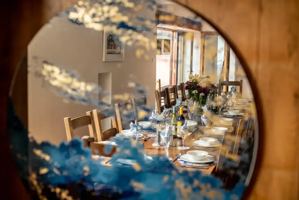 Dining room at Trevase Granary