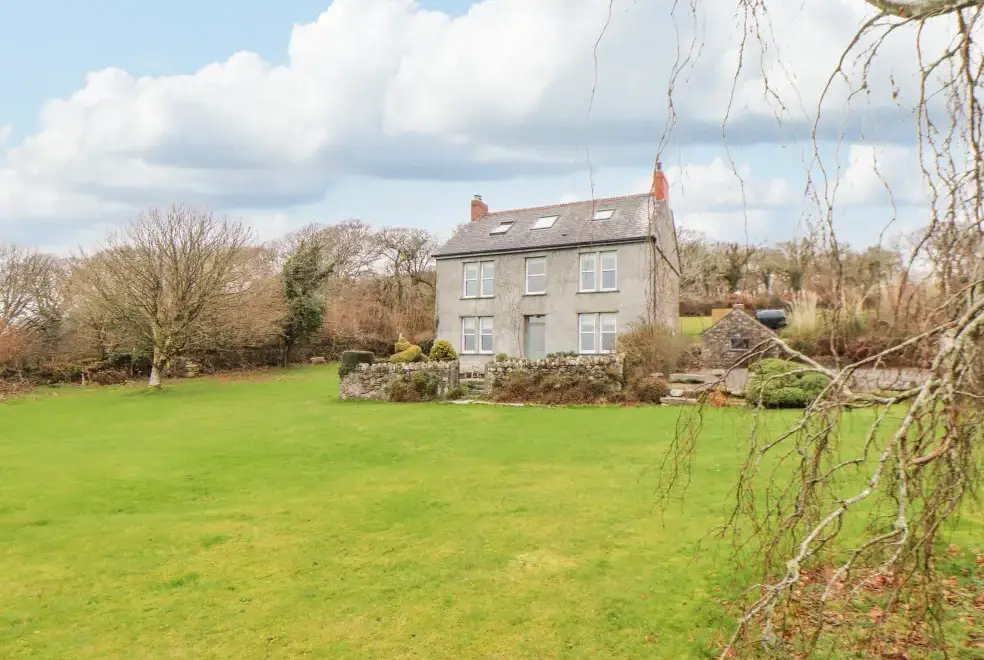Countryside views at Treveddoe Farmhouse