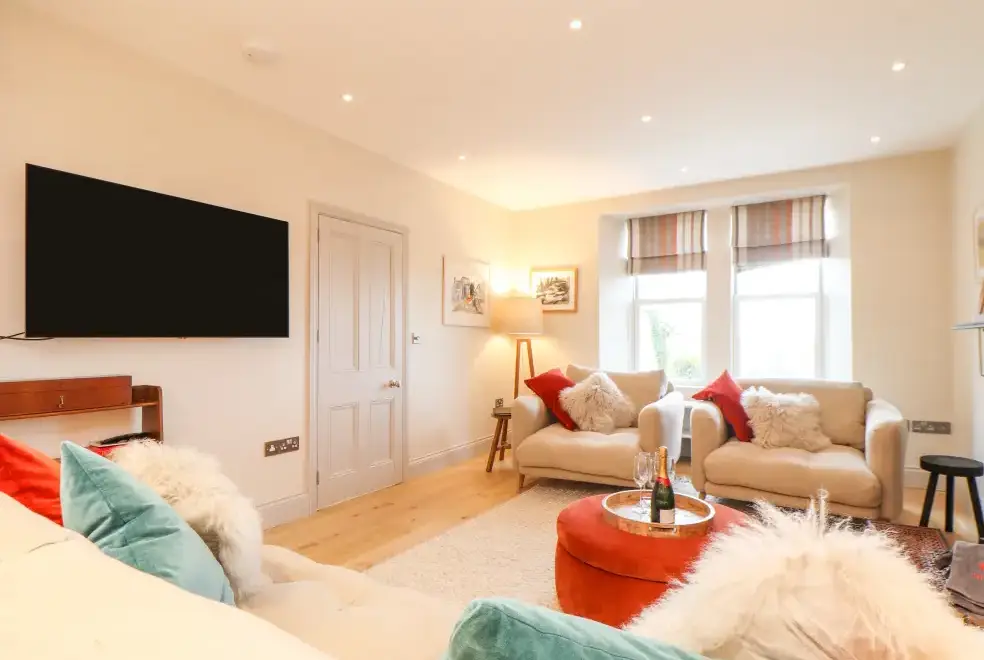 Lounge at Treveddoe Farmhouse