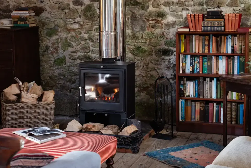 Library at Treveddoe Farmhouse