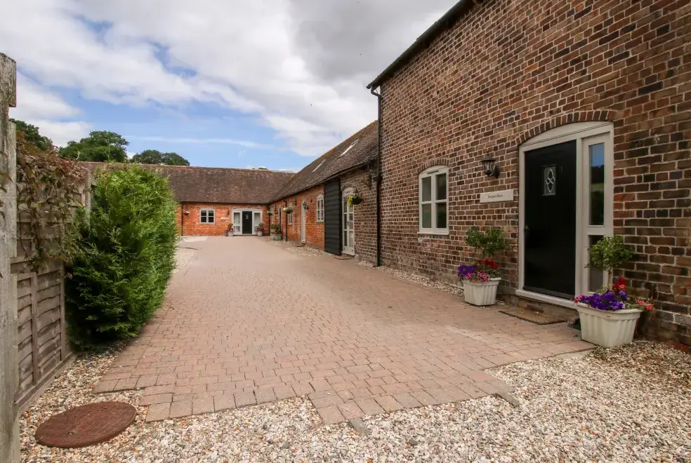 Trooper's Holiday Barn, Shropshire Hills AONB, from the outside