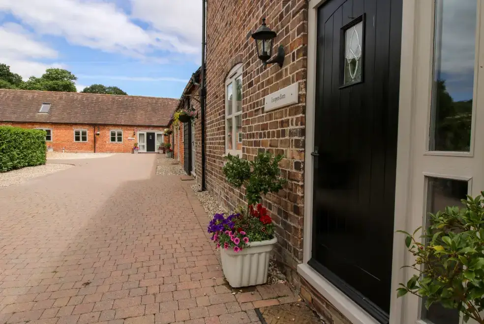 Trooper's Holiday Barn, Shropshire Hills AONB, from the outside