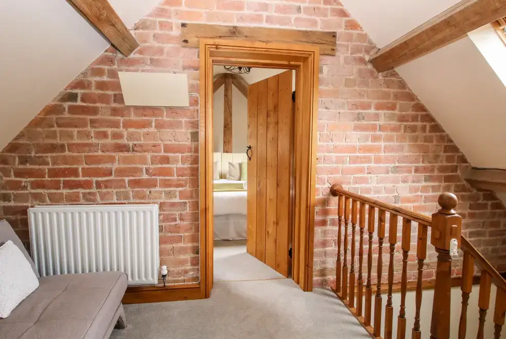 Luxurious interior at Trooper's Holiday Barn, Shropshire Hills AONB