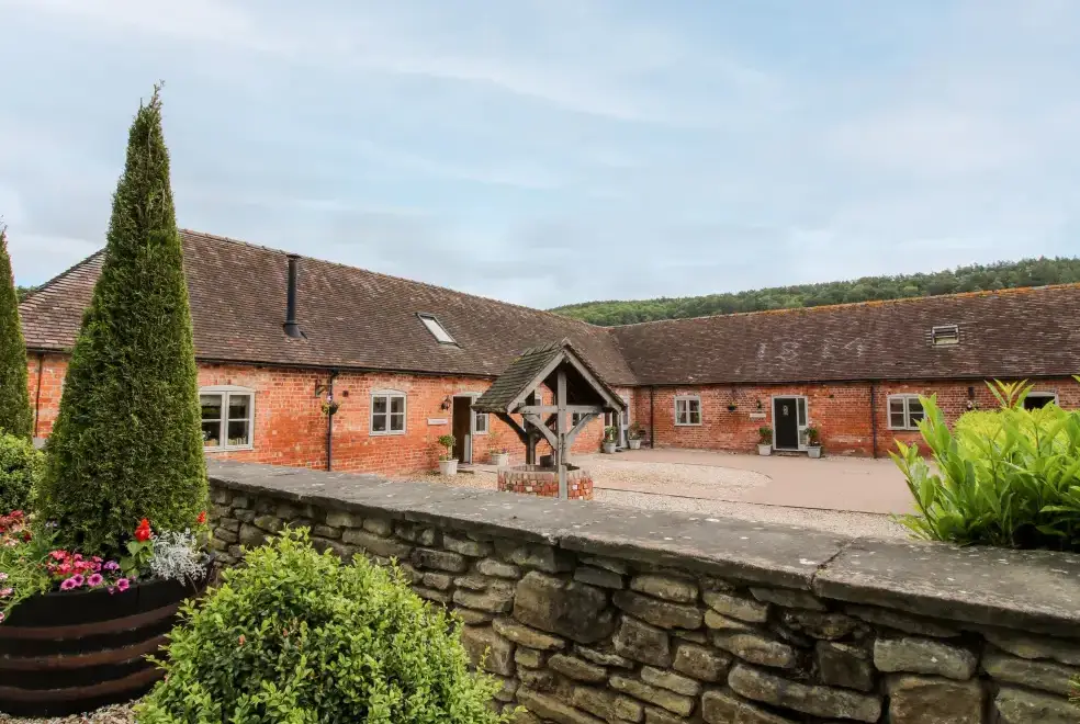 Trooper's Holiday Barn, Shropshire Hills AONB, from the outside