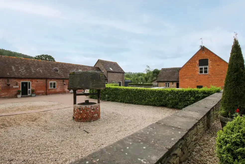 Trooper's Holiday Barn, Shropshire Hills AONB, from the outside