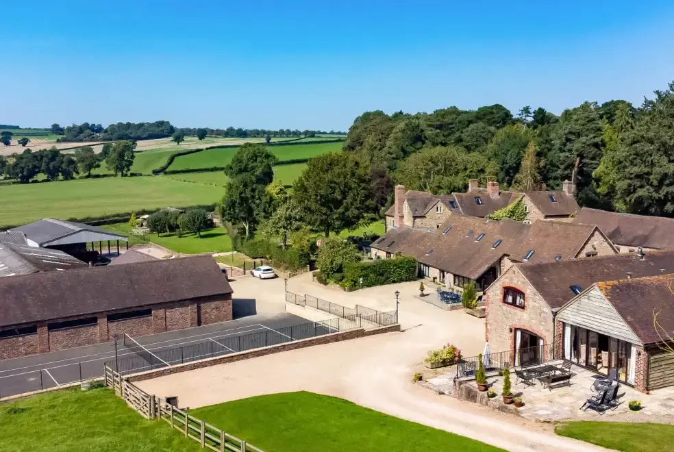 Countryside views at Turnip House