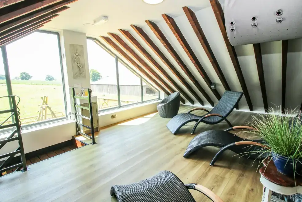 Countryside views at Turnip House