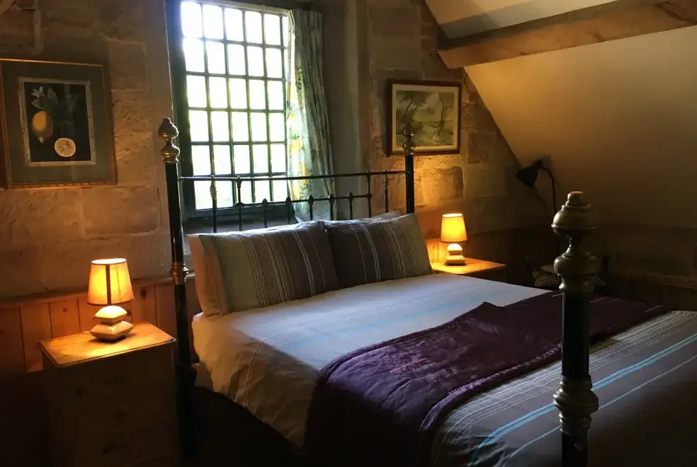 Bedroom at Turpins Cottage