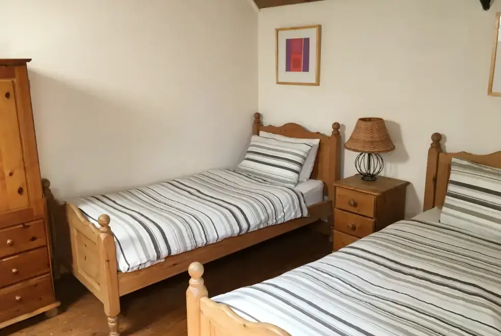 Bedroom at Turpins Cottage