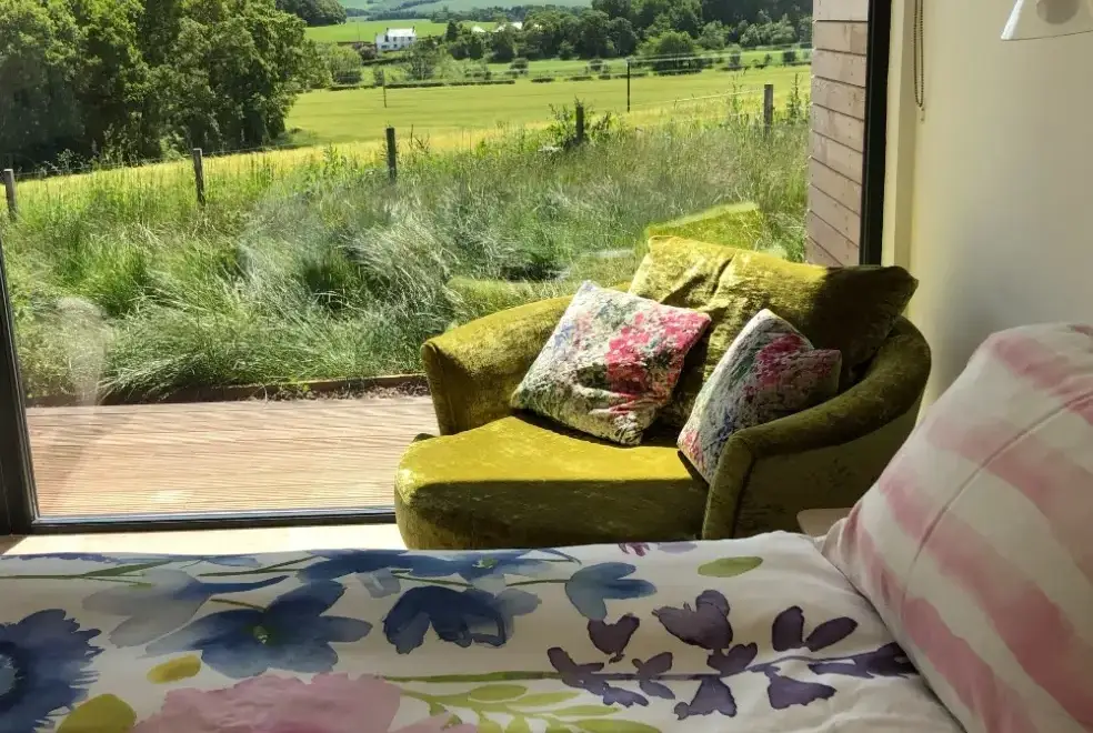 Countryside views at Tweed Hideaway