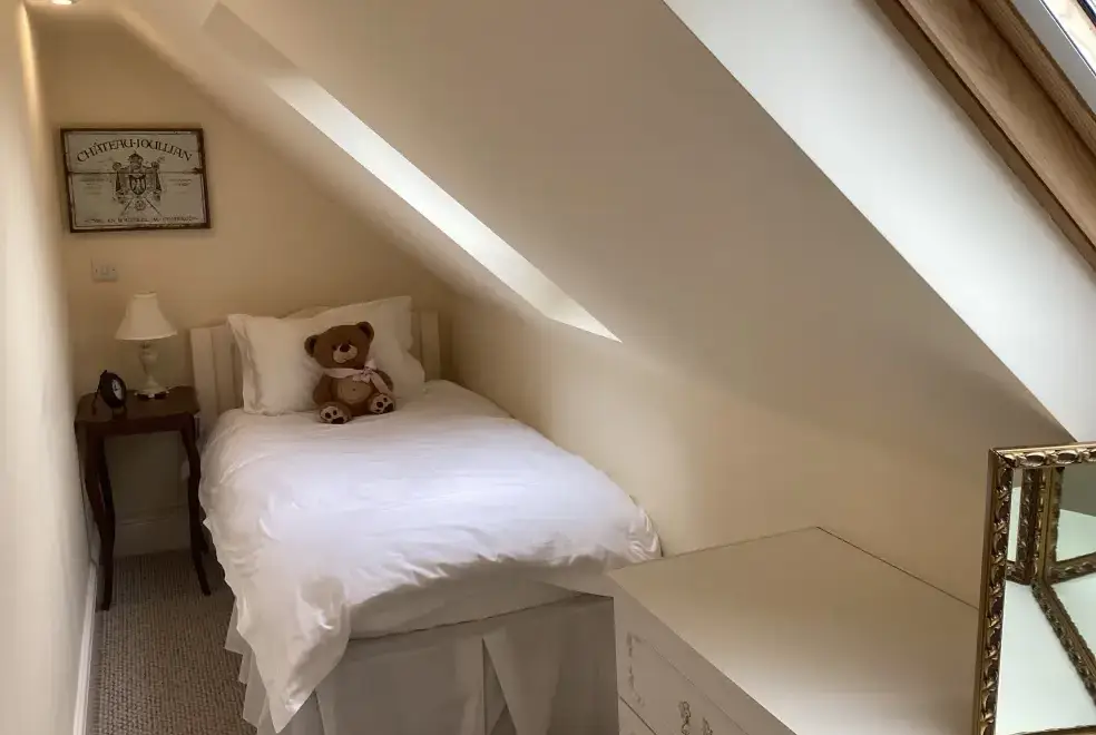 Bedroom at Two Owls Lodge