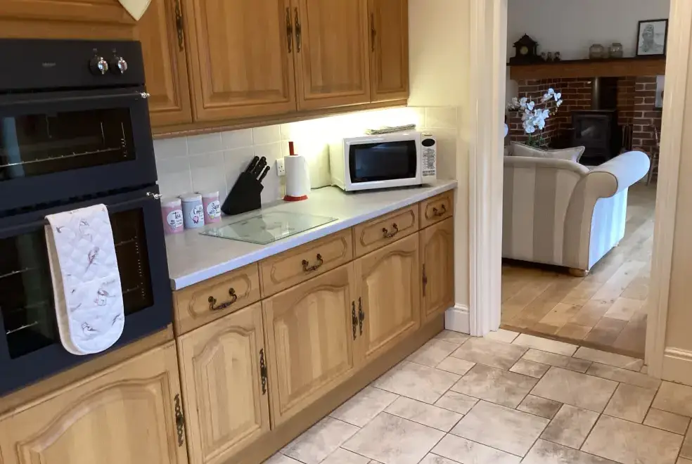 Kitchen/diner at Two Owls Lodge